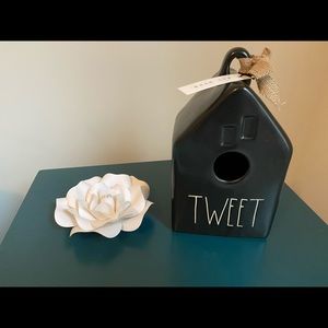 Rae Dunn black Tweet Birdhouse!